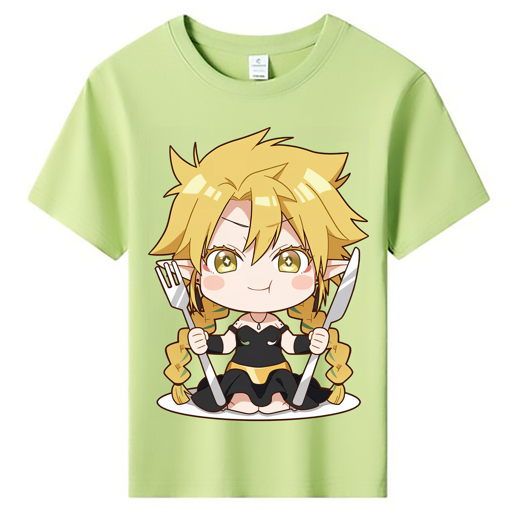 （画像用） 転スラ Regarding Reincarnated to Slime 綿100％キッズTシャツ（フロントプリント）